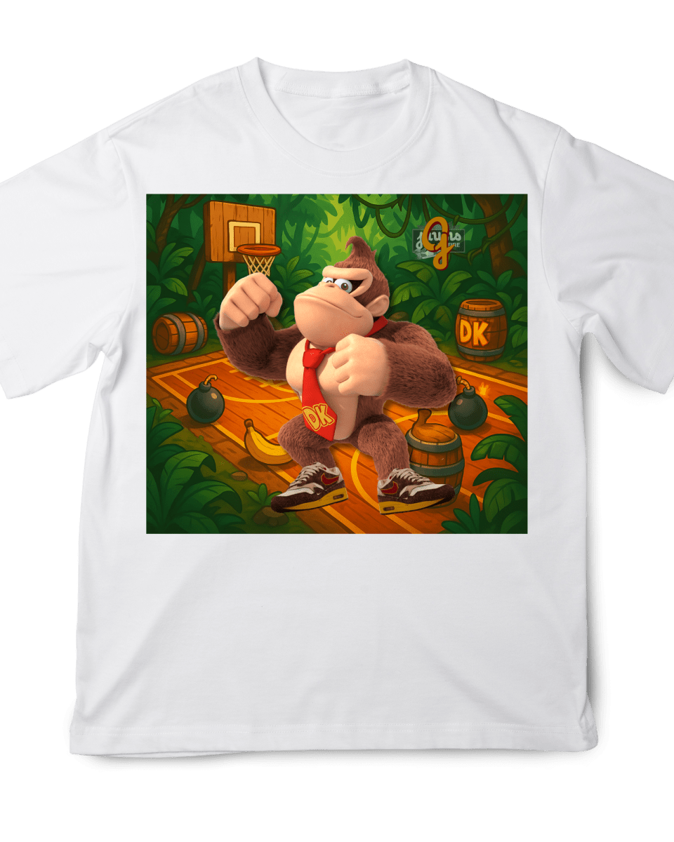 Donkey Kong Air Max - Original Jawns - White T-Shirt