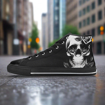 Grey Skull & Roses Men