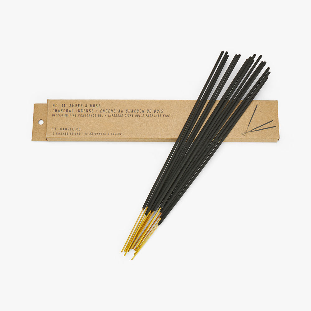 P.F Candle Co. Incense - 15 Sticks / Amber & Moss