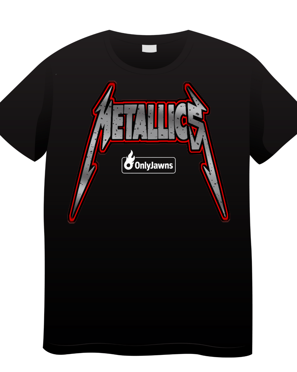 Jordan 5 Metallica - Original Jawns - Black T-Shirt