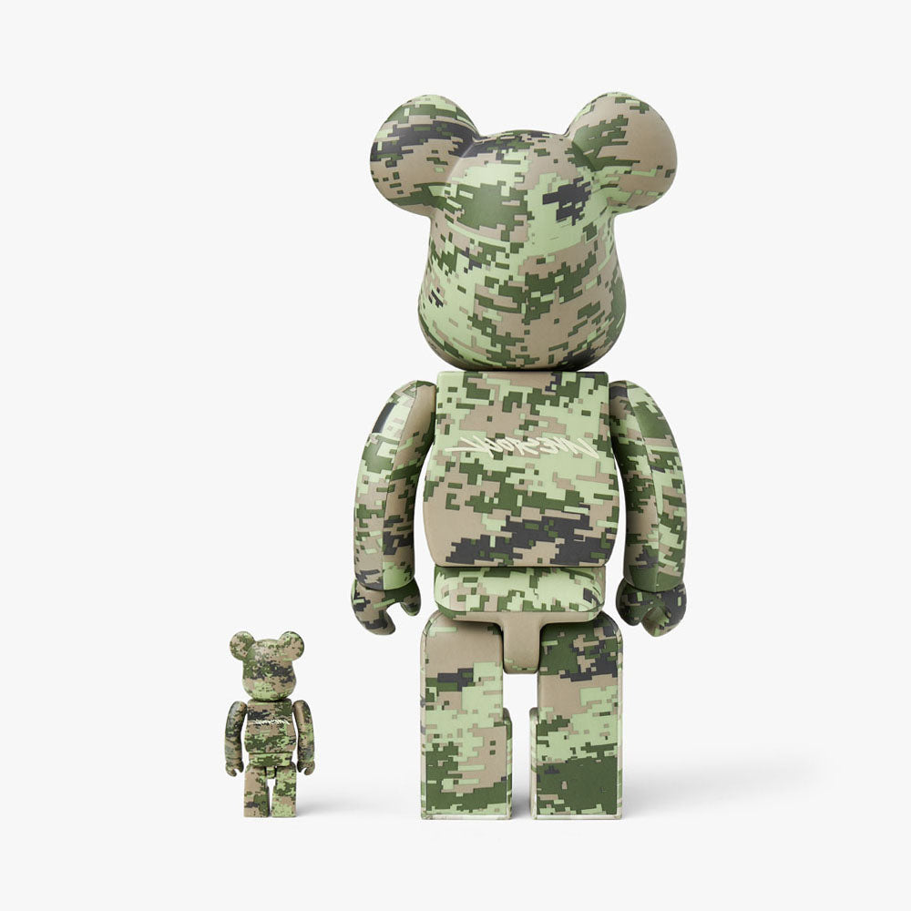 Livestock x Medicom Toy BE@RBRICK 100% & 400% Set / Digital Camouflage