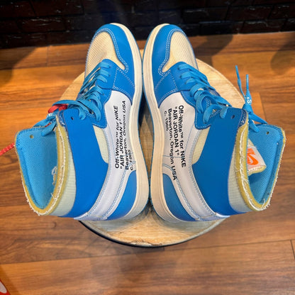 Off-White x Jordan 1 High OG 'UNC' - Gently Enjoyed (Used) Men 12 - No Box