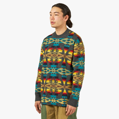 Junya Watanabe MAN x Pendleton Wool Jacquard Sweater / Grey
