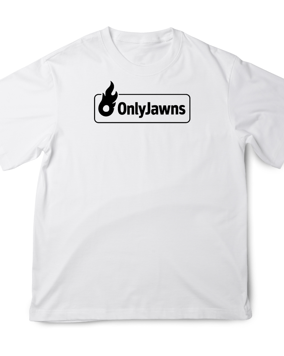 Only Jawns BOX LOGO - Original Jawns - White T-Shirt