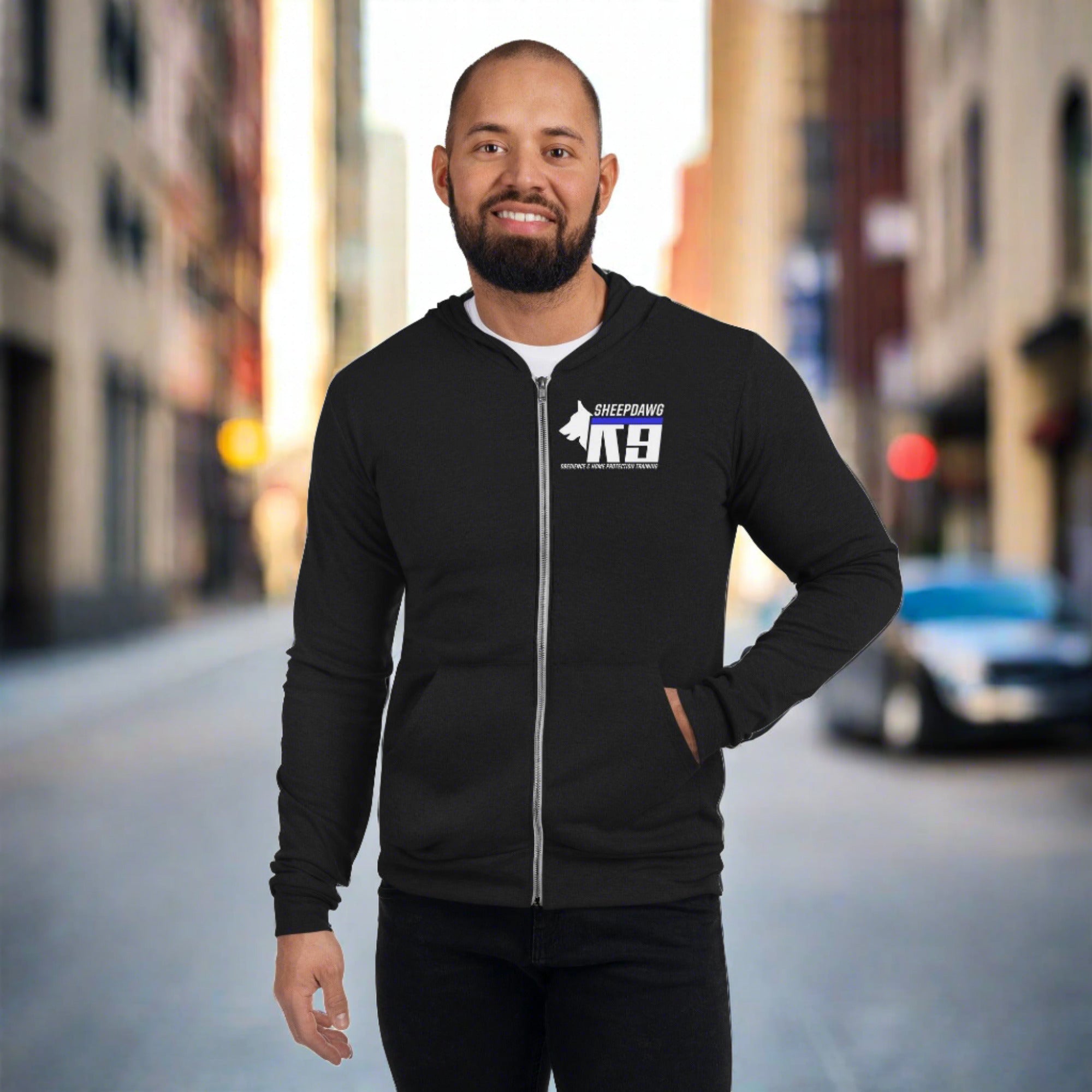 K9 Unisex zip hoodie