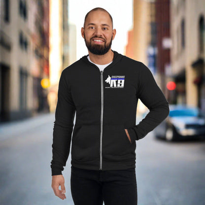 K9 Unisex zip hoodie