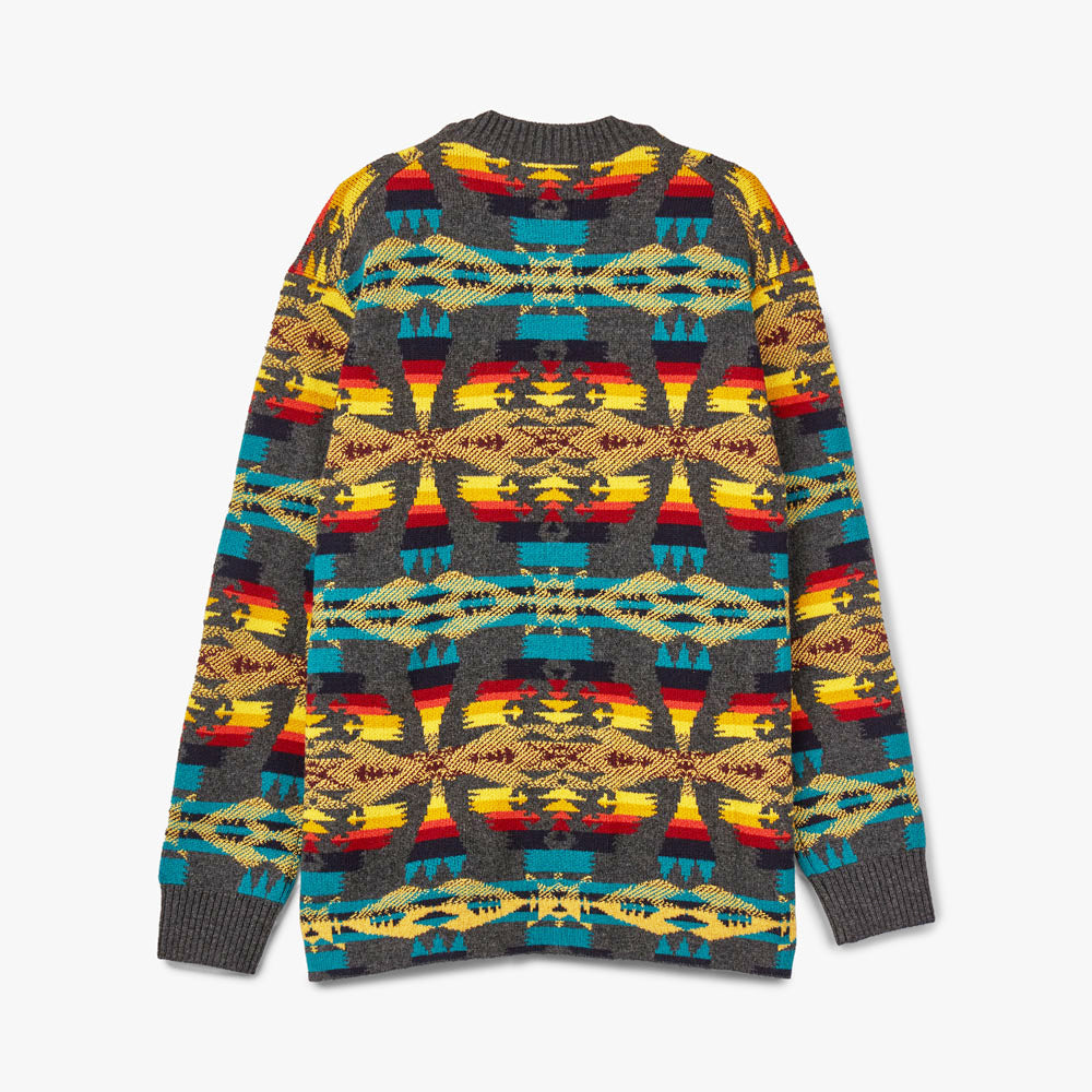 Junya Watanabe MAN x Pendleton Wool Jacquard Sweater / Grey